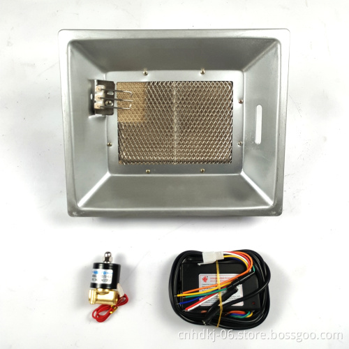 Safe CE automatic poultry farm equipment infrared ceramic gas brooder heater